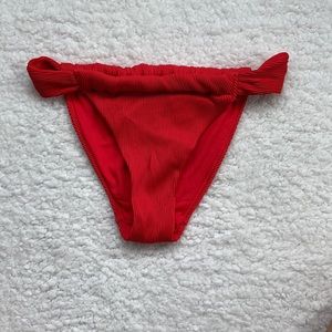 NOBO No Boundaries red bikini bottoms S (3-5)